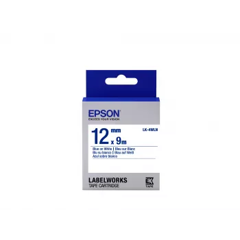 Epson etiketová kazeta Standard LK-4WLN modrá/biela 12mm (9m)