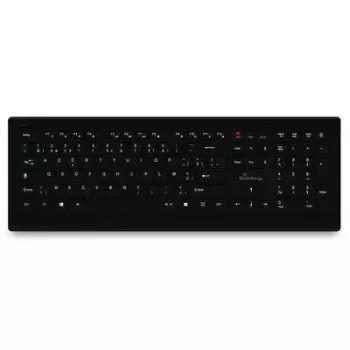 MediaRange MROS101-BE klávesnica Home USB AZERTY belgická čierna Full-Size 107 klávesov
