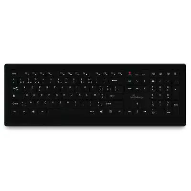 MediaRange MROS101-BE klávesnica Home USB AZERTY belgická čierna Full-Size 107 klávesov