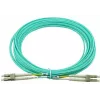 BlueOptics 050502T512000002M LC-LC multimódový OM3 duplexný optický patch kábel, LC-UPC, 2 m, béžový