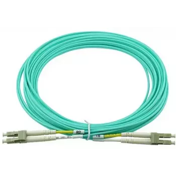 BlueOptics 050502T512000002M LC-LC multimódový OM3 duplexný optický patch kábel, LC-UPC, 2 m, béžový