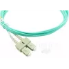 BlueOptics LC-SC multimódový OM3 duplexný optický patch kábel, LC-UPC/SC-UPC, 5 m, béžový (kompatibilný s Corning 055702K512000005M)