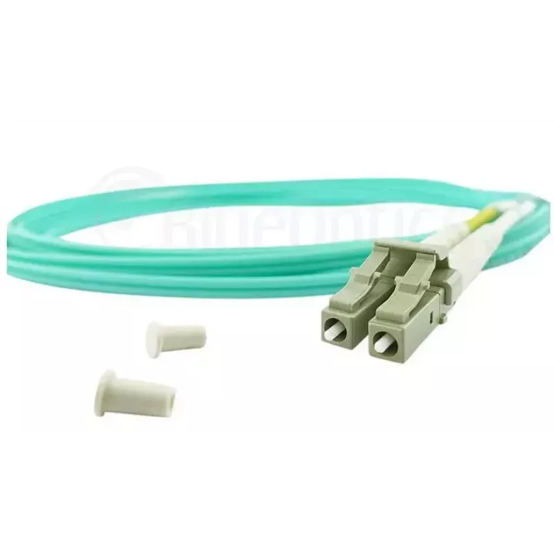 BlueOptics LC-SC multimódový OM3 duplexný optický patch kábel, LC-UPC/SC-UPC, 5 m, béžový (kompatibilný s Corning 055702K512000005M)