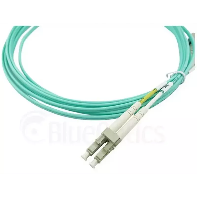 BlueOptics LC-SC multimódový OM3 duplexný optický patch kábel, LC-UPC/SC-UPC, 10 m, béžový (kompatibilný s Corning 055702K512000010M)