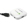 Techly USB 3.0 Super Speed hub 4 porty biely IUSB3-HUB4-WH, USB 3.2 Gen 1 (3.1 Gen 1) Type-A, 5000 Mbit/s, biely, 0,8 m, CE, RoHS, USB 2.0 USB 1.1