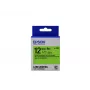Epson kazeta etikiet Fluorescent LK-4GBF čierna/zelená 12mm (9m)