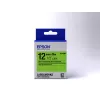 Epson kazeta etikiet Fluorescent LK-4GBF čierna/zelená 12mm (9m)
