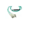 BlueOptics CBL-MPO12-4LC-OM3-7M-BO MPO-4xLC OM3 breakout optický patch kábel, MPO/UPC, 4x duplex LC/UPC, 7,5 m