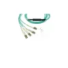 BlueOptics CBL-MPO12-4LC-OM3-7M-BO MPO-4xLC OM3 breakout optický patch kábel, MPO/UPC, 4x duplex LC/UPC, 7,5 m