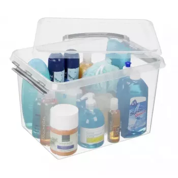 Úložná krabica Sunware 78800609 obdĺžniková plast transparentná