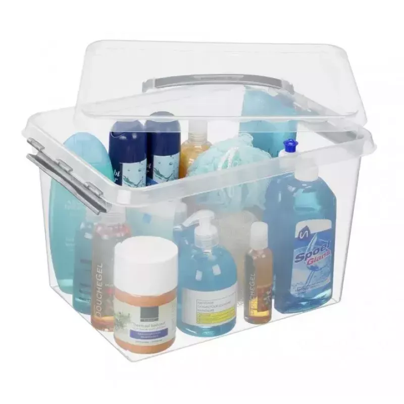 Úložná krabica Sunware 78800609 obdĺžniková plast transparentná