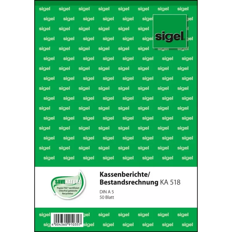 Obchodný formulár Sigel KA518