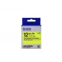 Epson kazeta etikiet fluorescenčná LK-4YBF čierna/žltá 12mm (9m)