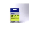 Epson kazeta etikiet fluorescenčná LK-4YBF čierna/žltá 12mm (9m)