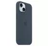 Silikónové puzdro Apple iPhone 15 MagSafe Storm Blue