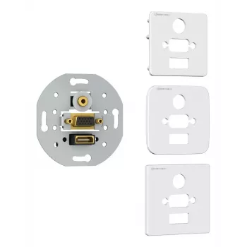 Zásuvka HDMI VGA 3,5 mm Kindermann 7456000586