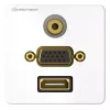 Zásuvka HDMI VGA 3,5 mm Kindermann 7456000586