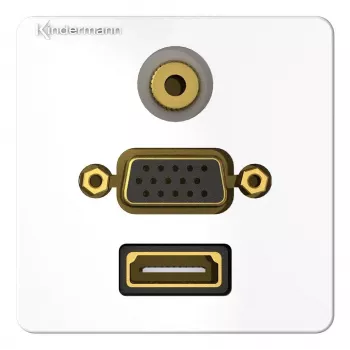 Zásuvka HDMI VGA 3,5 mm Kindermann 7456000586