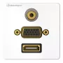 Zásuvka HDMI VGA 3,5 mm Kindermann 7456000586