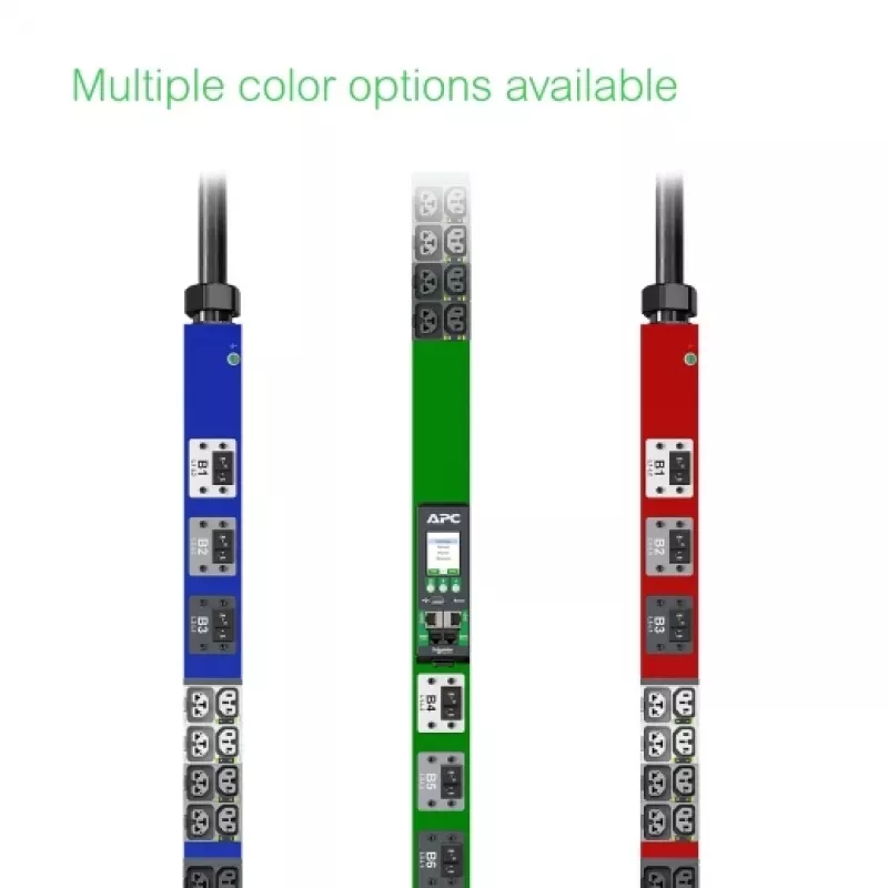 APC NetShelter Rack PDU Advanced, Metered Outlet, 3PH, 22.1kW 400V 32A alebo 17.3kW 415V 30A, 48 výstupov, IEC309