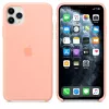 Silikónové puzdro Apple iPhone 11 Pro Max Grapefruit kryt