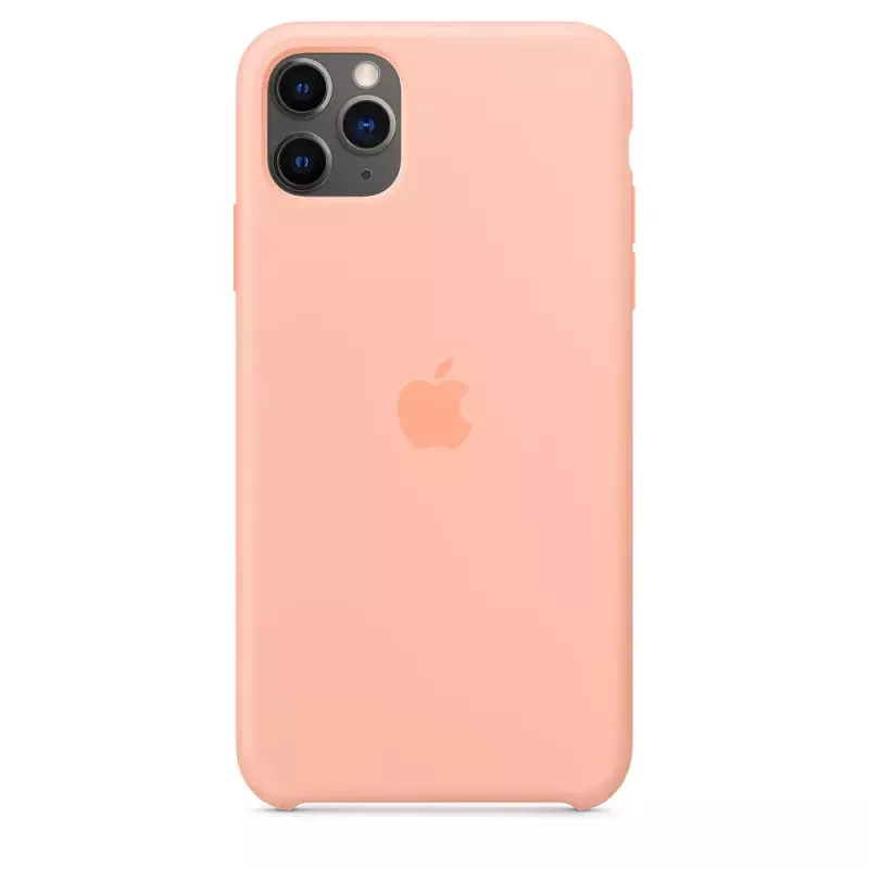 Silikónové puzdro Apple iPhone 11 Pro Max Grapefruit kryt