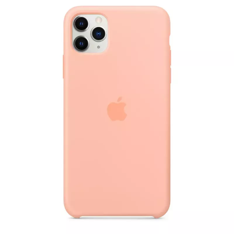 Silikónové puzdro Apple iPhone 11 Pro Max Grapefruit kryt