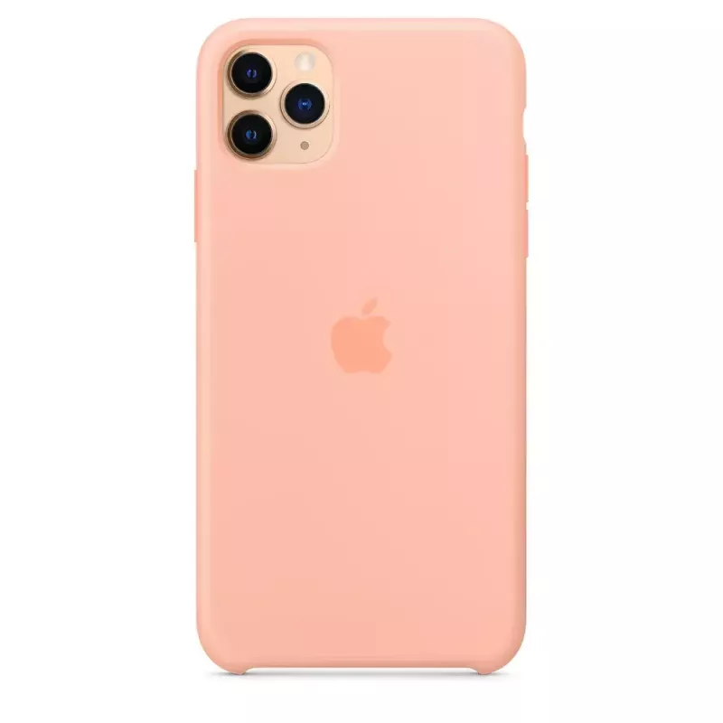 Silikónové puzdro Apple iPhone 11 Pro Max Grapefruit kryt