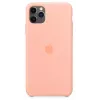 Silikónové puzdro Apple iPhone 11 Pro Max Grapefruit kryt