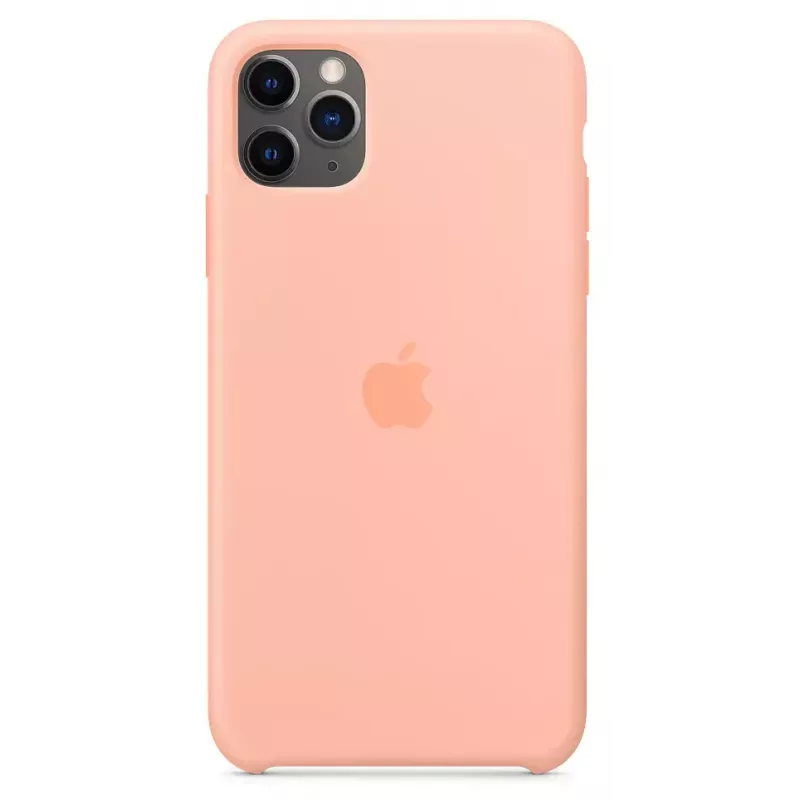 Silikónové puzdro Apple iPhone 11 Pro Max Grapefruit kryt
