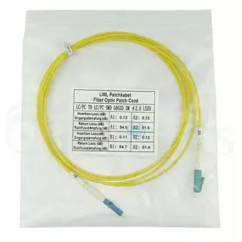 BlueOptics SFP2121BU3MS InfiniBand optický kábel 3 m LC žltý