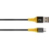 USB kábel Schwaiger WKUM10 511 1,2 m USB A Micro-USB B čierny žltý
