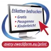 Samolepiaca etiketa kruh Avery L6019REV-25