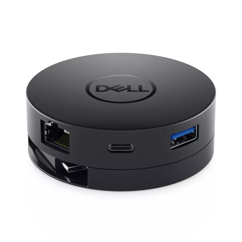 DELL mobilný adaptér DA300 káblový USB 3.2 Gen 2 (3.1 Gen 2) Type-C čierny
