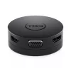 DELL mobilný adaptér DA300 káblový USB 3.2 Gen 2 (3.1 Gen 2) Type-C čierny