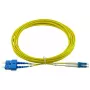BlueOptics SFP3132BU1MK InfiniBand optický kábel 1m LC SC žltý