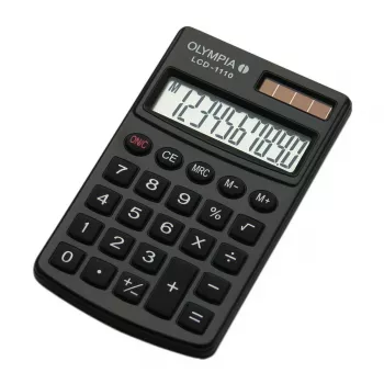 Základná kalkulačka Olympia LCD 1110 vrecková čierna