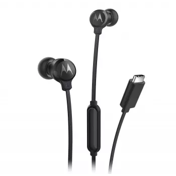 Motorola EARBUDS3CS slúchadlá/headset káblové do uší hovory/hudba USB Type-C čierna