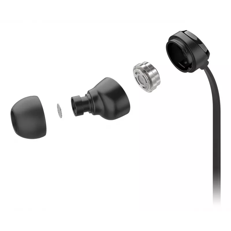Motorola EARBUDS3CS slúchadlá/headset káblové do uší hovory/hudba USB Type-C čierna