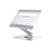 Conceptronic DONN27G, stojan na notebook, strieborný, hliník, 360°, USB 3.2 Gen 1 (3.1 Gen 1) Type-C, 5000 Mbit/s