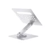 Conceptronic DONN27G, stojan na notebook, strieborný, hliník, 360°, USB 3.2 Gen 1 (3.1 Gen 1) Type-C, 5000 Mbit/s
