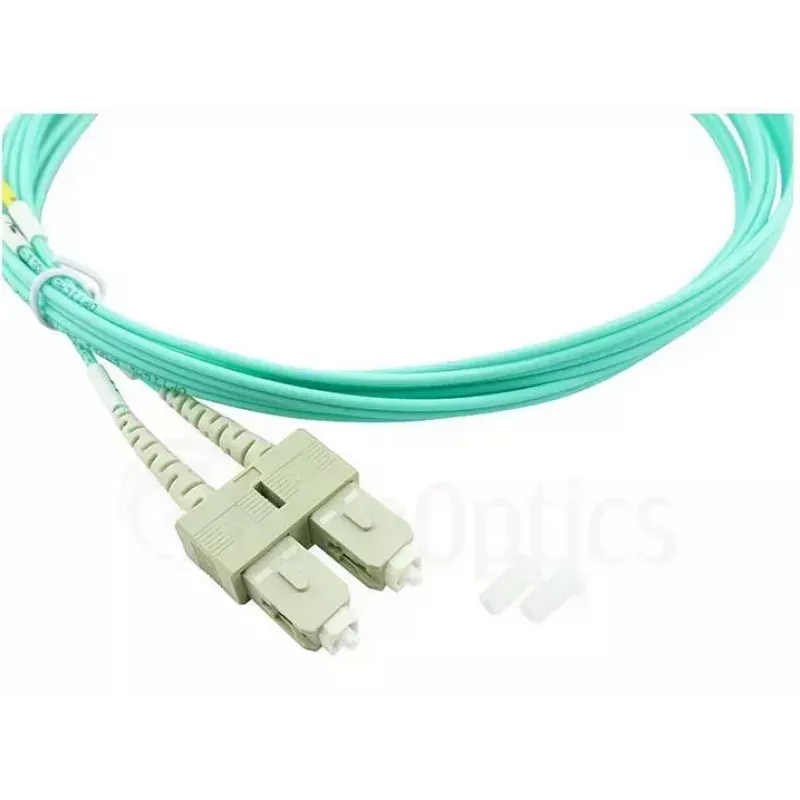 BlueOptics LC-SC multimode OM3 duplexný optický prepojovací kábel, LC-UPC/SC-UPC, 10 m, béžový (kompatibilný s Corning 055702T512000010M)