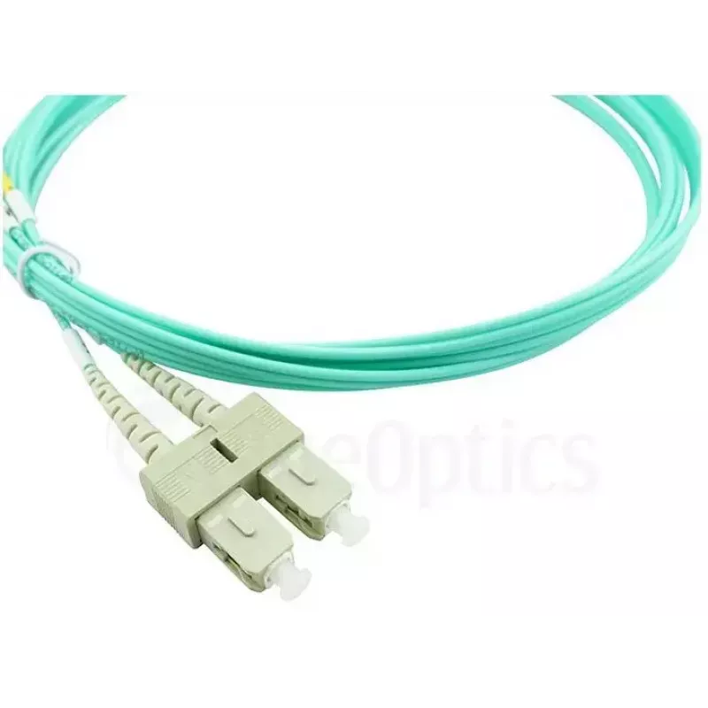 BlueOptics LC-SC multimode OM3 duplexný optický prepojovací kábel, LC-UPC/SC-UPC, 10 m, béžový (kompatibilný s Corning 055702T512000010M)