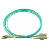 BlueOptics LC-SC multimode OM3 duplexný optický prepojovací kábel, LC-UPC/SC-UPC, 10 m, béžový (kompatibilný s Corning 055702T512000010M)