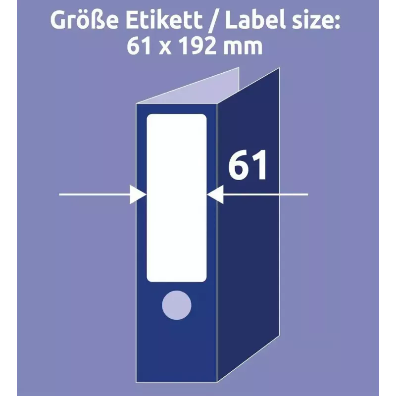 Samolepiaca etiketa Avery L4761-25 zaoblený obdĺžnik