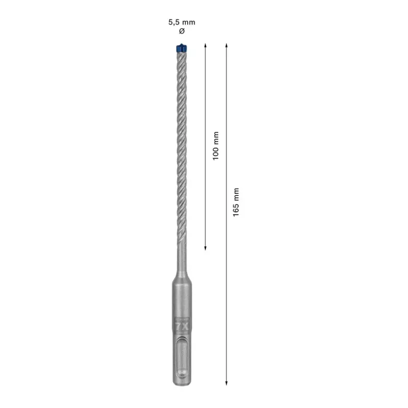 Vrták Bosch SDS plus-7X 5,5 mm 165 mm