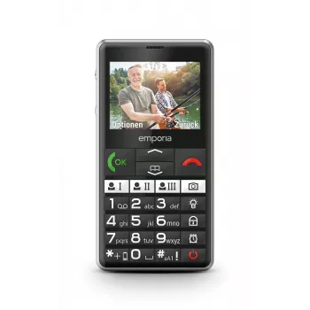 Emporia emporiaPURE-LTE 5,87 cm (2,31 palca) 107 g čierny telefón pre seniorov