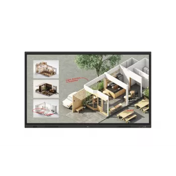 LG CreateBoard Standard interaktívna tabuľa 190,5 cm (75 palcov) 3840 x 2160 pixelov dotykový displej čierna