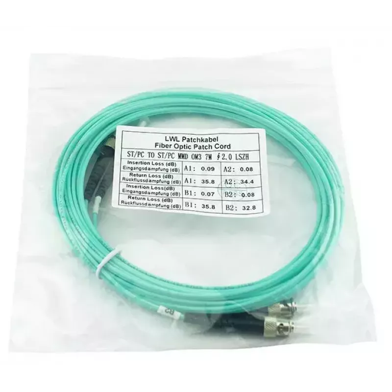 BlueOptics SFP3333EU10MK InfiniBand optický kábel 10 m ST aqua