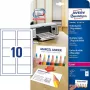 Avery Zweckform Quick&Clean C32026-25 vizitky, biela, 54 x 85 mm, 270 g/m2, 250 kariet (25 listov)